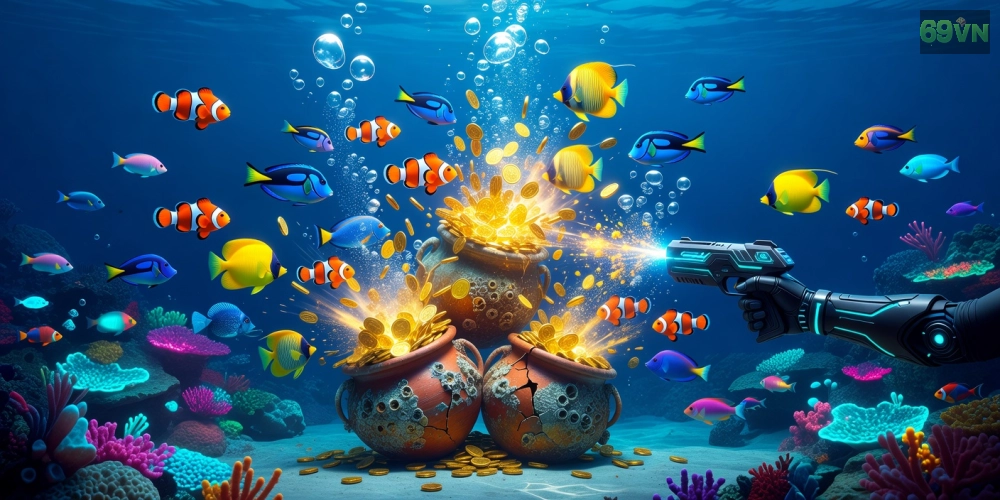 Giới thiệu tổng quan về trò chơi bắn cá nổ hũ 69vn với đồ họa sống động