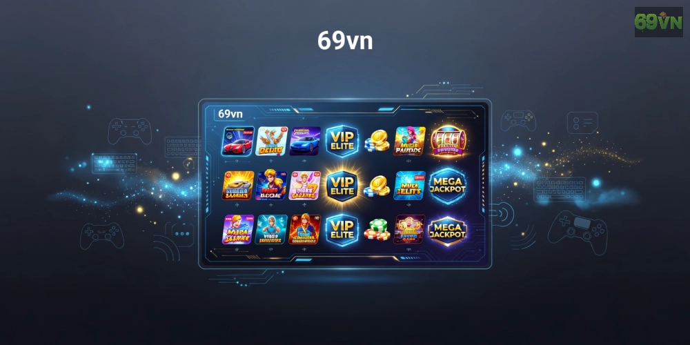 Hình minh họa khái niệm game khuyến mãi 69vn với giao diện hấp dẫn